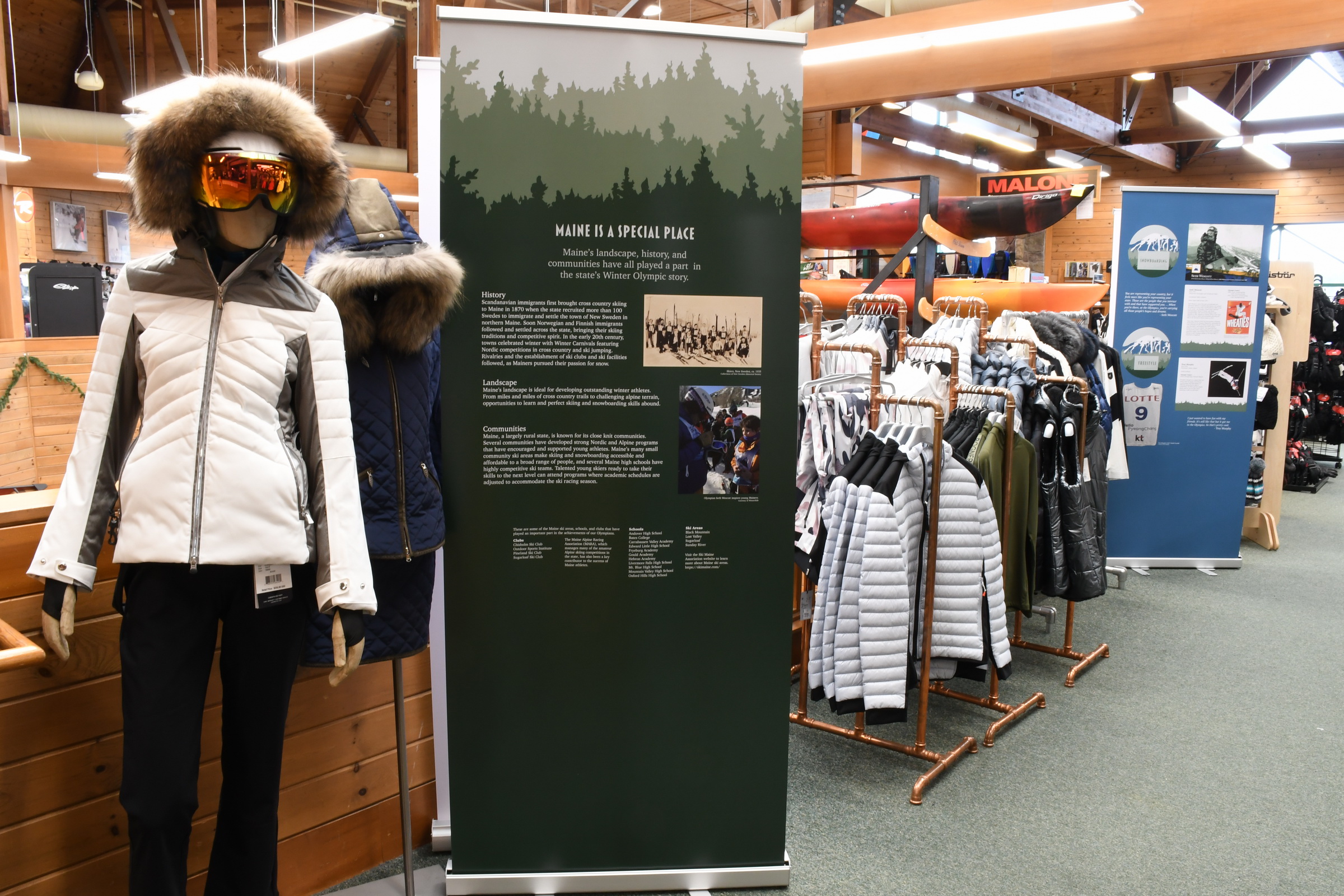 Kittery Trading Post - Maine Olympian Mobile Exhibit