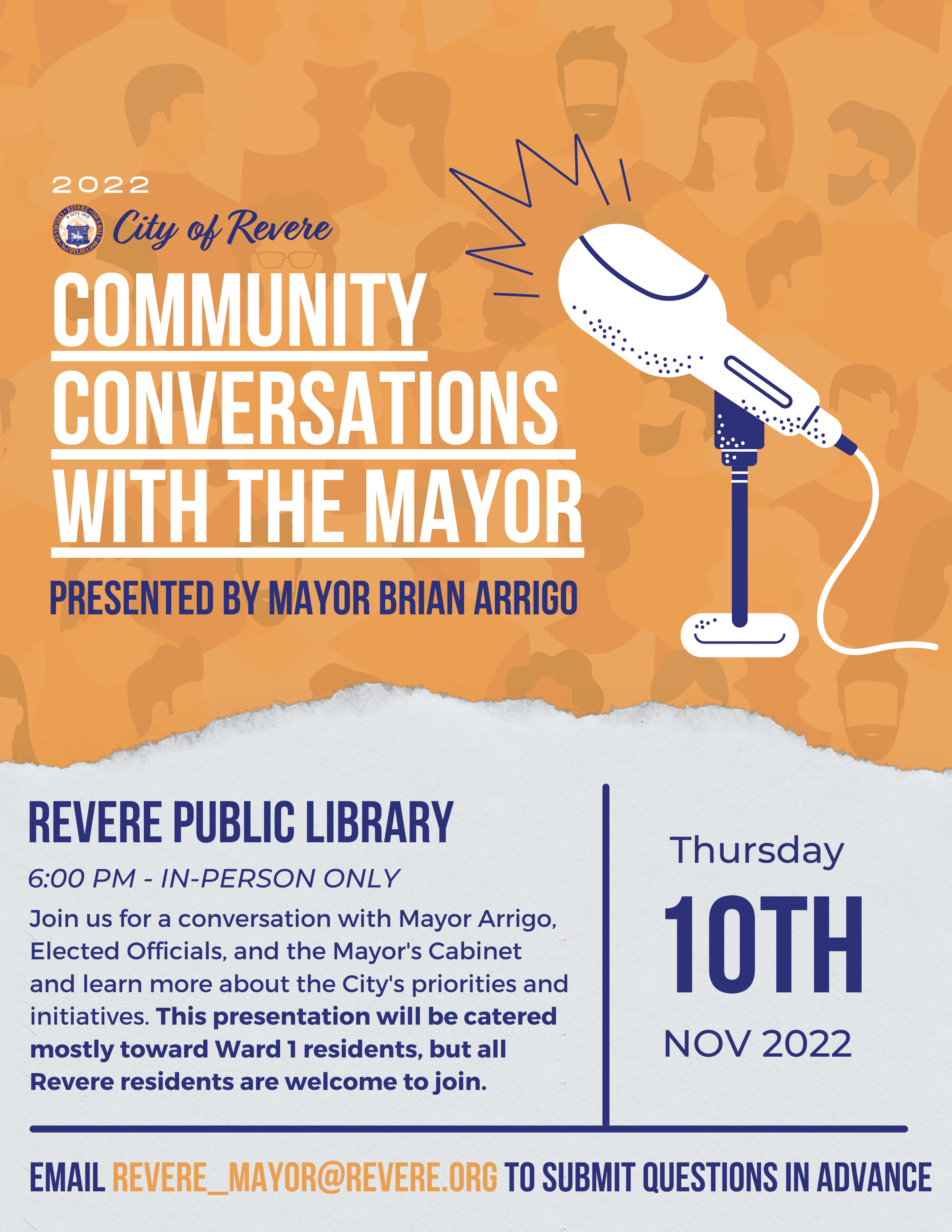 Community Conversations with the Mayor Flyer