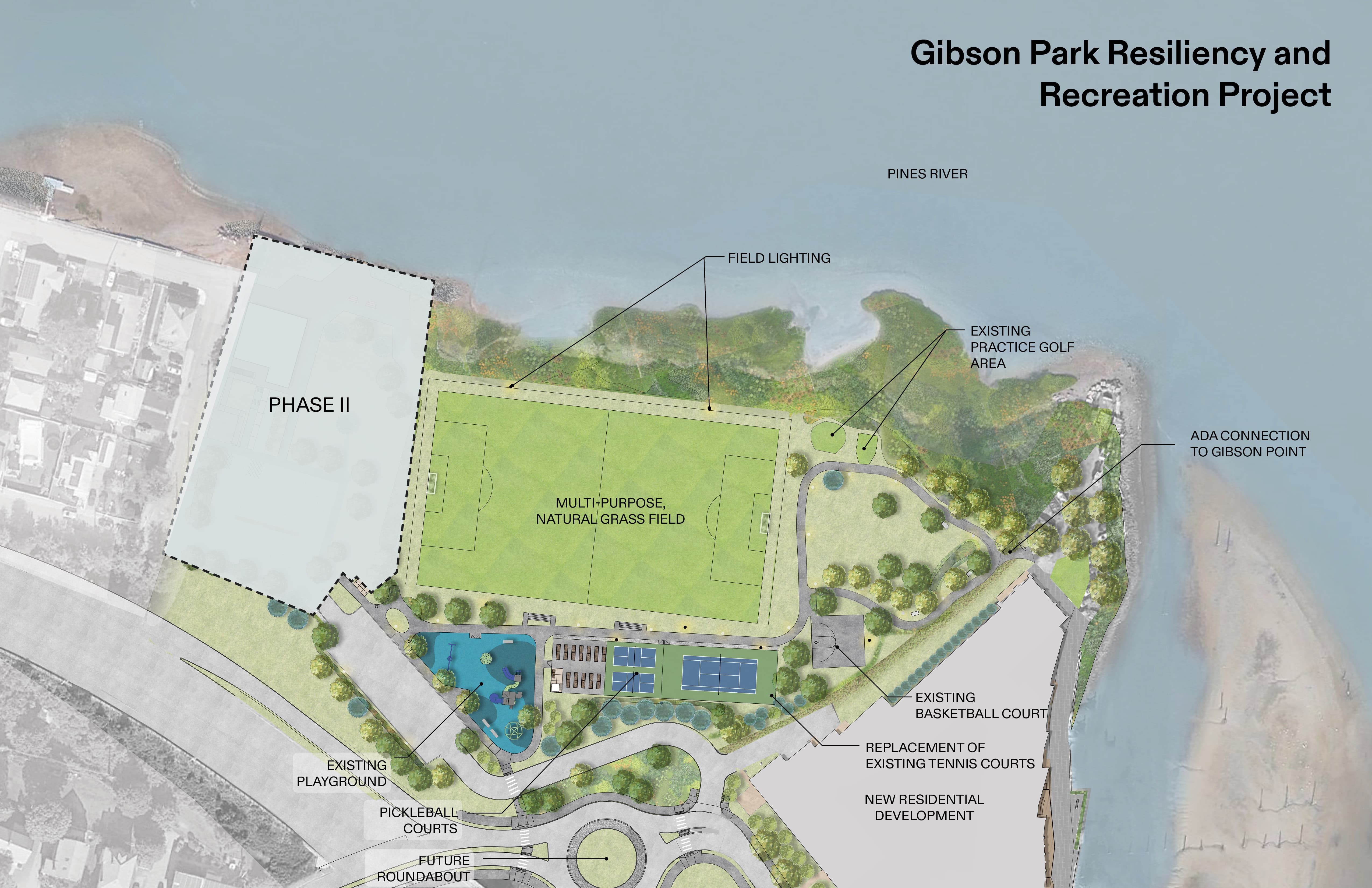 The Gibson Park Resiliency Project Map