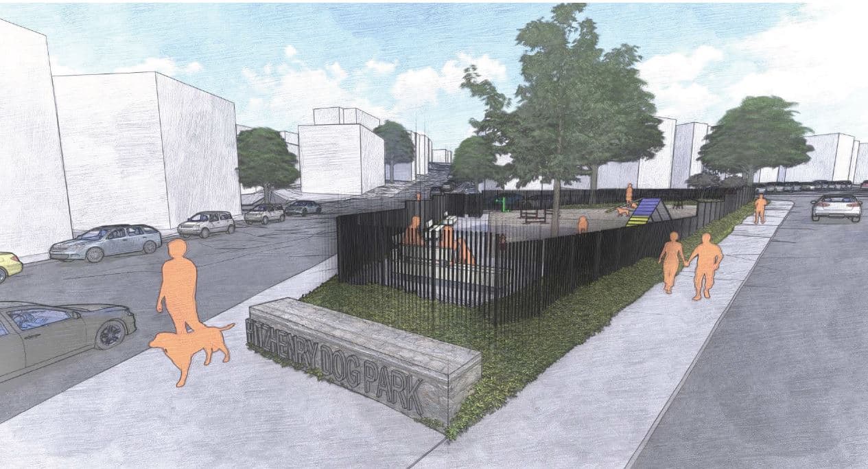 Illustration of Fitzhenry Square