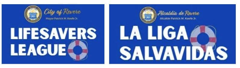 LifeSavers League Logo in English and Spanish