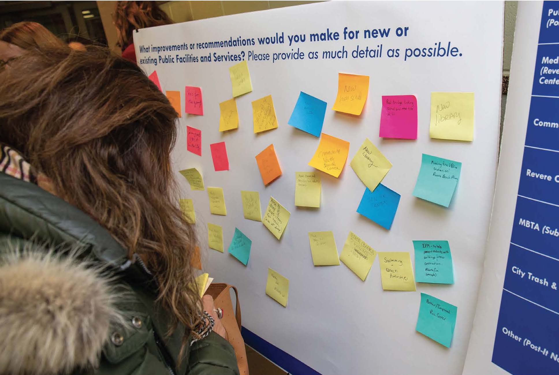 Sticky Notes on a white Board
