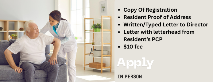 Special Caretaker Permit Requirements