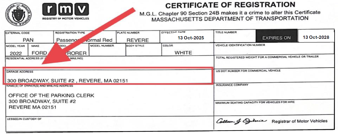 Certificate of Registration
