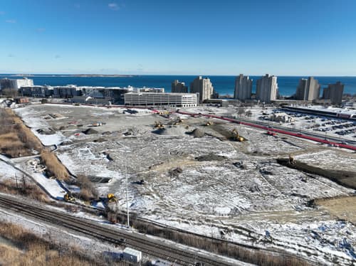Ariel View of Construction