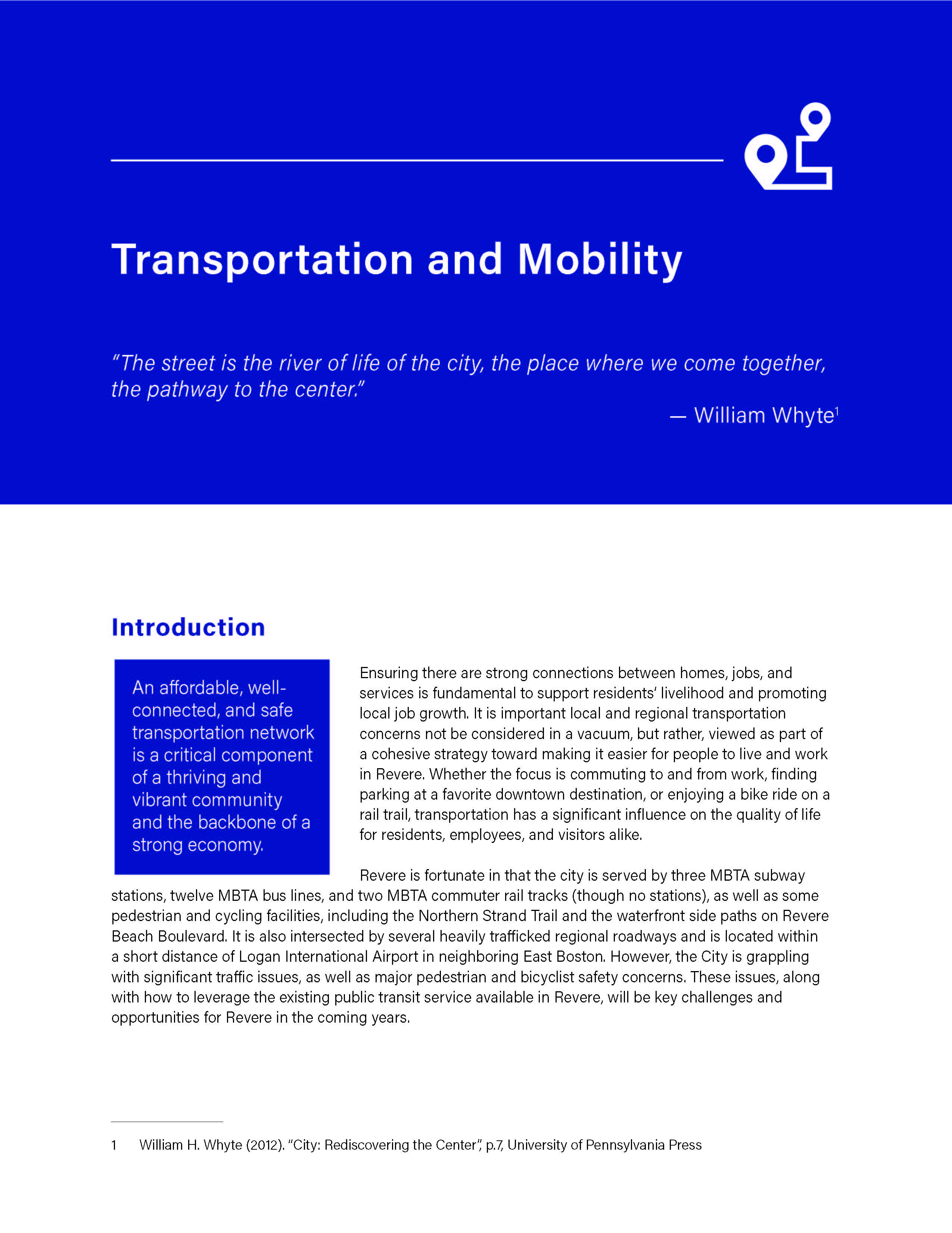 Transportation and Mobility