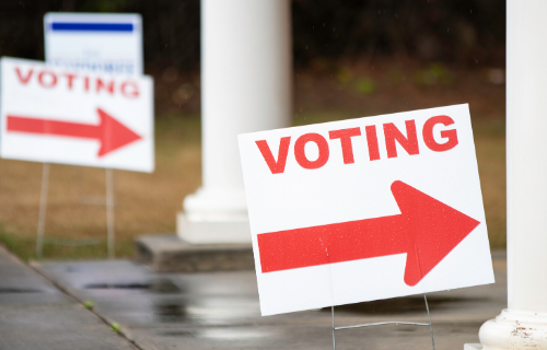 Voting Sign