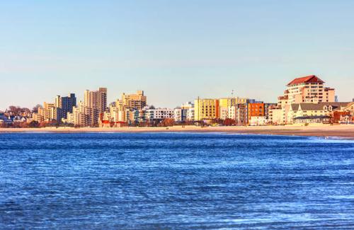 Beach and Buildings
