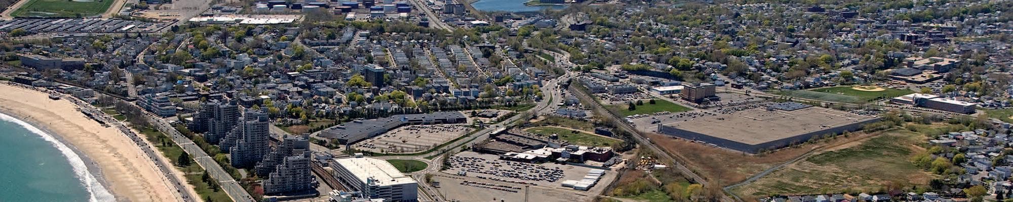 Ariel View of Waterfront Square