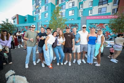 People posing for a picture