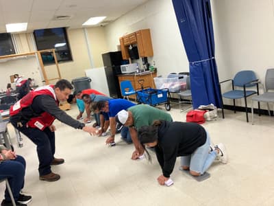 Students Practicing CPR