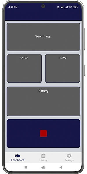 ios view of app during recording