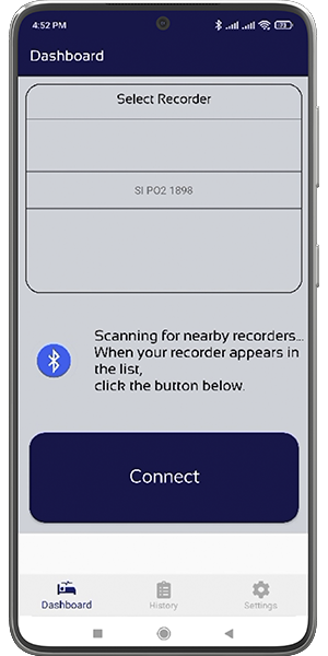 pairing screen on an android device