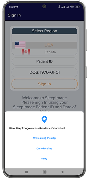 permissions screenshot of an android device