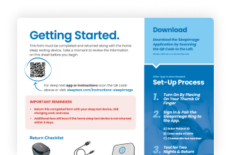 get started with your sleepimage ring