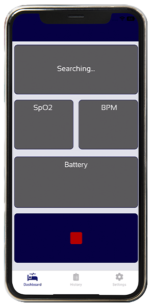 ios view of app during recording