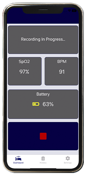finish recording screen on an iphone