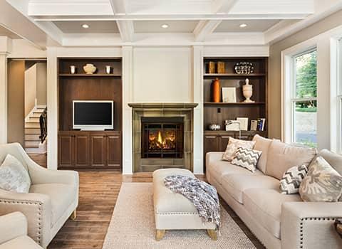 Home Pest Control Gloversville NY living room in gloversville ny