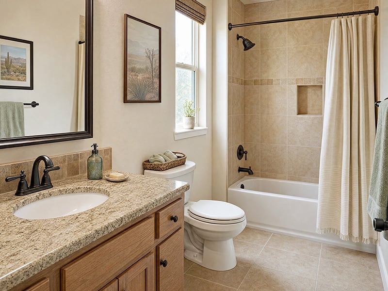 bathroom in phoenix az home at risk for termites
