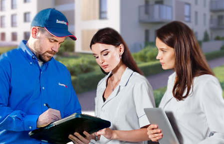Pest Control Property Consultation In MD, DC & Nova Call American Pest property consultation in md being performed by american pest