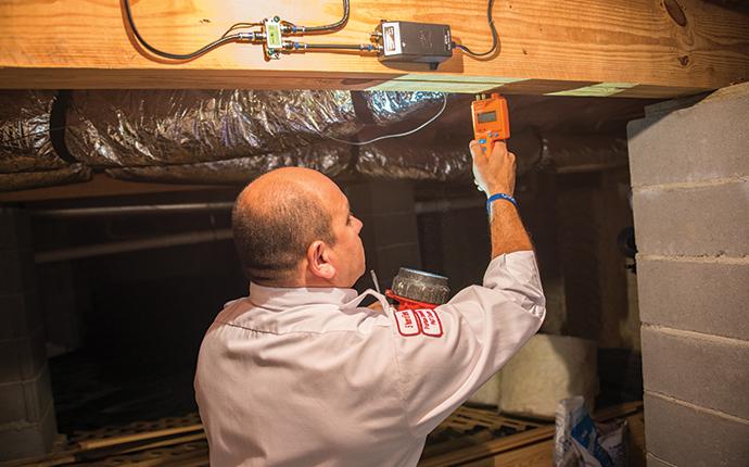 moisture control in a basement