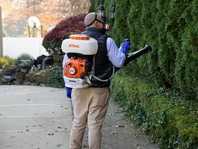 Learn More Tips For Protecting Your New Jersey Against Mosquitoes pest control tech performing a mosquito mist service in new jersey