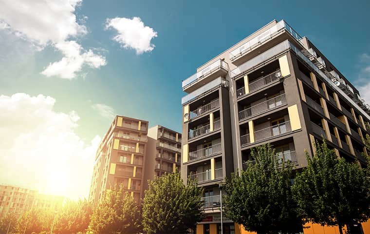 We Offer A Pest Solution Unique To Your Business street view of commercial apartment buildings in chesapeake virginia