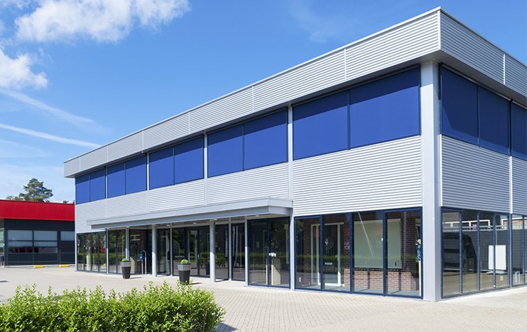 a commercial building